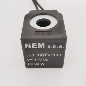 Bobina de Válvula Solenoide para Excavadora NEM S.p.a. 092601130 Diámetro Interior 13mm Altura 39mm DC26V, DC14V o AC220V 092001132, 092002132 - Product Image 4