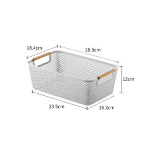 <span class=keywords><strong>Panier</strong></span> de rangement durable GREENSIDE pour la maison et la cuisine, design décoratif portable pour organiser fruits, collations, bouteilles et articles divers - Product Image 4