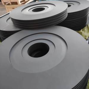 Grande Diâmetro Preto <span class=keywords><strong>Nylon</strong></span> Roda e Produtos Durável Plástico <span class=keywords><strong>Nylon</strong></span> Polia e Rosca Roda <span class=keywords><strong>Nylon</strong></span> Produtos - Product Image 1