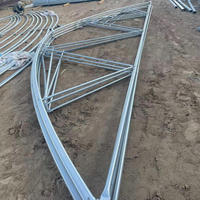 Structure commerciale de serre à travée multiple avec système hydroponique à vendre