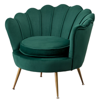Chaise de canapé simple chaude chaise de Lotus en option multicolore pour fauteuil de balcon de chambre à coucher de salon