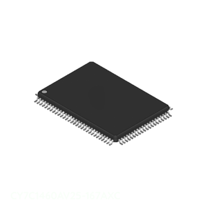 ชิ้นส่วนหน่วยความจำ CY7C1460AV25-167AXC 100 LQFP อิเล็กทรอนิกส์ - Product Image 1