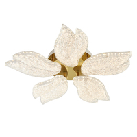 Lampe de plafond LED moderne en forme de fleur, couleur personnalisable, luminaire LED pour salon, salle à manger, plafond de maison, OEM