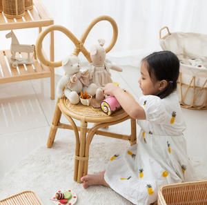 Petites Chaises Chaise en Rotin pour Enfants Chaise de Loisirs Naturelle pour Enfants Meubles de Salon Offre Spéciale en Rotin 2025 - Product Image 3