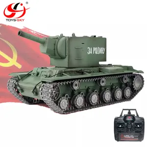 HengLong 3949 RTR KV-2 Soviet Union Main Battle Military WW2 2.4G Hobby Toy KV2 Heavy Army RC Tank 1/16