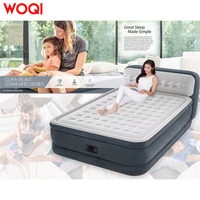 Lit gonflable électrique WOQI avec pompe intégrée à la tête du lit, matelas gonflable automatique