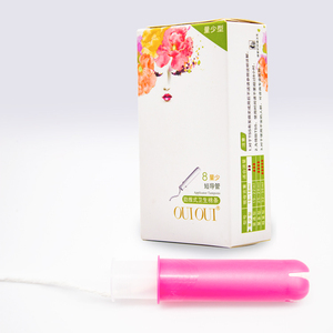 Оптовая продажа, женские гигиенические тампоны на менструальный период, мягкие органические тампоны с упаковкой-аппликатором - Product Image 4