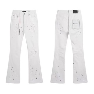 <span class=keywords><strong>Jeans</strong></span> Vintage Strappati e Lavati Stile High Street, Trendy Casual Elasticizzati per <span class=keywords><strong>Uomo</strong></span> e Donna, PUIPLE BIACD Micro Flared - Product Image 3