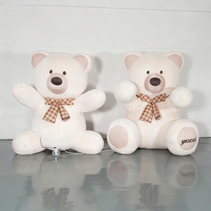 Ours géant gonflable publicitaire pour événements commerciaux, logo d'exposition, ours en lunettes pour booster le trafic commercial - Product Image 2