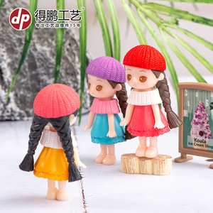 Muñecos de dibujos animados de Depeng Crafts, decoraciones en miniatura para pasteles, fiestas de cumpleaños, moldeados por inyección, hechos a mano - Product Image 4