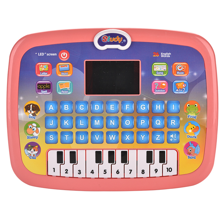Умный Обучающий компьютер, светодиодный планшет, умные игрушки, ноутбук, компьютерные Игрушки, обучающая машина для детей