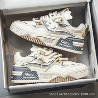 Chaussures tendance pour hommes pour le printemps, Angela Red, chaussures plates décontractées à semelle épaisse polyvalentes, chaussures de sport tendance antidérapantes pour jeunes.