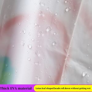 वयस्कों के लिए वाटरप्रूफ पारदर्शी वर्षा कोट, आउटडोर कैंपिंग के लिए विंडप्रूफ सांस लेने योग्य पोर्टेबल - Product Image 6