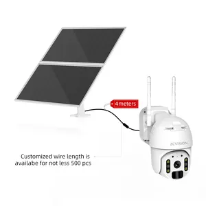 ZCVISION Non-Stop-Netzteil Intelligentes Sicherheits system für den Außenbereich 4G/WIFI-SIM-Karte Wifi Wireless Surveillance PTZ Solar kamera