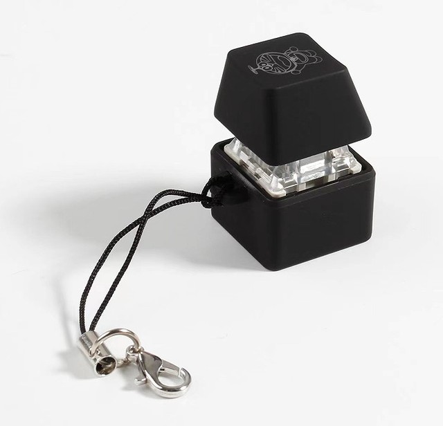 Computer Mechanical Keyboard Switch Tester Keyboard Switches Mini Keyring mini Keycap With LED Keychain