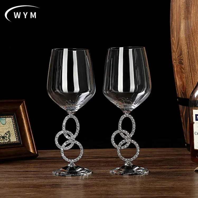 Red wine glass factory direct sale champagne glass high-end household European style grape red wine glasses crystal wine glass