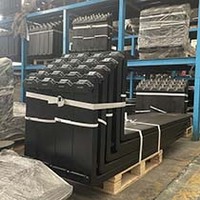 Fourches de chariot élévateur durables en acier inoxydable de haute qualité 1.37-1.82m noir avec 1 an de garantie pour tout chariot élévateur