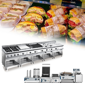 Hoàn toàn Snack máy đặt Ice Cream Fryer gà bỏng ngô Waffle Panini bánh Sandwich Maker - Product Image 1