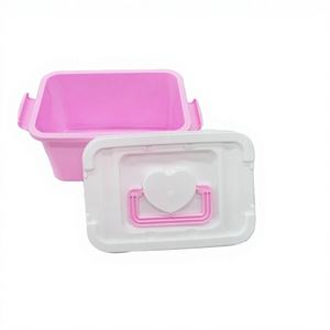 CASAMAX WL AM-7709-2 Caja de Almacenamiento de Plástico Ajustable de Estilo Europeo con Tapa 2300ml-21.5*14.5*11.5CM - Product Image 1