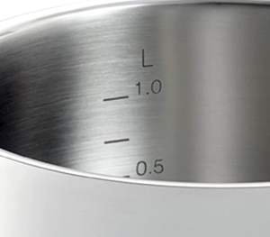 Ensemble de casseroles <span class=keywords><strong>Fissler</strong></span> San Francisco en acier inoxydable 3 pièces avec couvercle en verre pour cuisinières à induction - Product Image 5