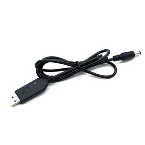 Tùy Chỉnh Phổ 5V Để 12V Tăng Chuyển Đổi Cáp USB Để Dc5.5 2.1Mm DC 1-Meter Cáp Dữ Liệu Power Connector Cho Máy Tính - Product Image 5