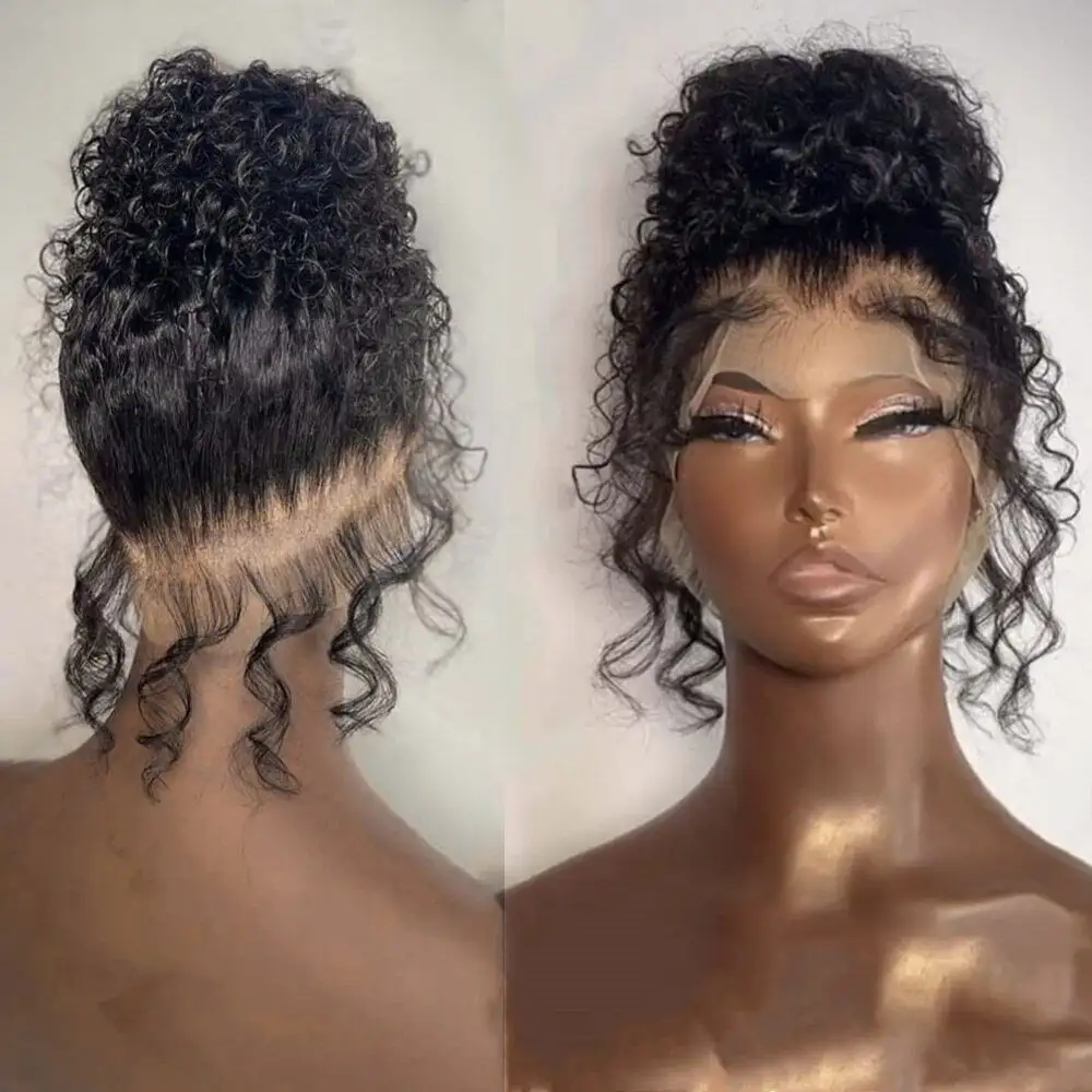Wigs थोक थोक बिक्री वियतनाम hd पारदर्शी स्विस फीता शुद्ध यार्ड में, सस्ते पहनने के लिए तैयार 40 इंच glueless मानव 360 wigs