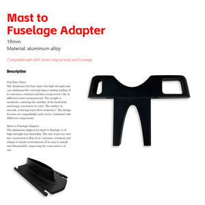 JFS OEM Customized Adapter Mast Base Adjustable Aluminum Hydrofoil Accessories <b>Surfing</b> Foil Water Sports High Strength Aluminum - Product Image 3
