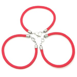 <b>Red</b> Rope <b>Bracelet</b> Stainless Steel Chain Unisex Couple Jewelry Gift Fashion Charm <b>Bracelets</b> - Product Image 5