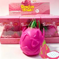 Jumbo Squishy Superzachte TPR Drakenvrucht Fidget Toys Kneedbare Simulatie Eten Decompressie Speelgoed Fidget Toys