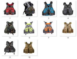 Gilet da Pesca a Mosca di Alta Gamma per Uomo, con Tasche Funzionali, Galleggiante Rimovibile, Traspirante, in Schiuma, per Mare e Barca - Product Image 6