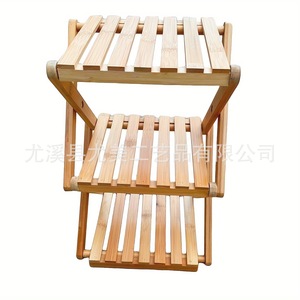 Flower stand, storage <b>rack</b>, balcony, living room, home use, pothos ornament, Chinese style wooden <b>shelf</b>, multi-layer sundry - Product Image 1