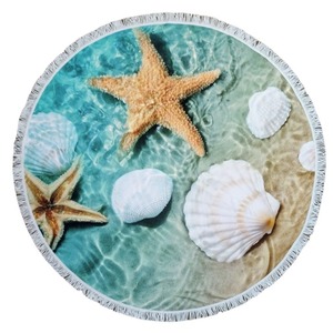 <span class=keywords><strong>Toalla</strong></span> de <span class=keywords><strong>Playa</strong></span> con Flecos Estampada de Fibra Superfina de Alta Calidad con Diseño de Chal y <span class=keywords><strong>Toalla</strong></span> Deportiva, Personalizada al por Mayor - Product Image 2