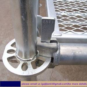 โรงงานผลิตอุปกรณ์นั่งร้านเหล็กชุบสังกะสี Andamio Layher Andaime Ringlock พร้อมอะไหล่ฟรี 1 ปี  ออกแบบกราฟิก Q345 Steel - Product Image 3