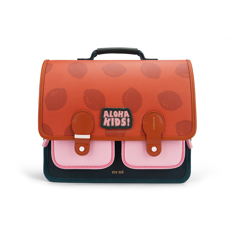 B66 [Mini sac carré rétro] - Citron collant