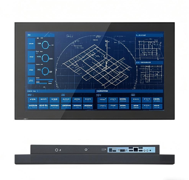 HONGNUO All in One Touch Panel Pc 8 10.1 10.4 12.1 15 15.6 17 19 21.5 Inch Industrial Touch Screen Monitor PC