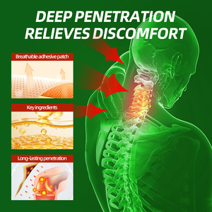 Patch analgésique à la décoction de gingembre et d'angélique, 8 pièces |   Thérapie magnétique par infrarouge lointain pour les douleurs musculaires et articulaires - Product Image 4