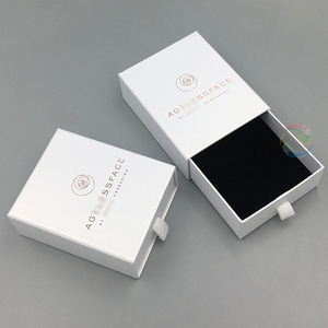 China Custom Printed LOGO Small Size White Cardboard Sliding Open Gift Packaging Boxes - Product Image 3