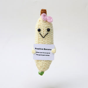 Peluche Canard Banane <span class=keywords><strong>au</strong></span> Crochet en Tissu Coton Laitier, Poupée en Peluche Mignonne, Coussin à Câliner Anti-Stress, Cadeau pour Filles et Garçons - Product Image 4