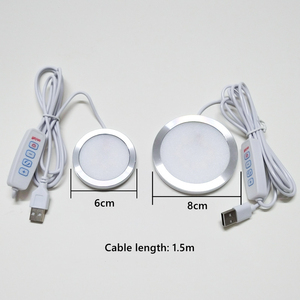 <span class=keywords><strong>Luz</strong></span> <span class=keywords><strong>LED</strong></span> Ultrafina USB, Regulable, 5V, Bajo Voltaje, <span class=keywords><strong>Luz</strong></span> de Gabinete de Aluminio <span class=keywords><strong>para</strong></span> Lámpara Bambu, Vinoteca, Proyectos de Impresión 3D - Product Image 6