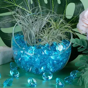 Bulk Diamond Plastic Crystal Gem For Wedding Scatter