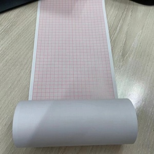 Papier ECG haute définition personnalisé 110 mm x 18 m, rouleaux de papier thermique imprimés pour tableau de suivi médical, 12 canaux, simple pour imprimante - Product Image 5
