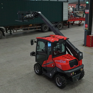 Chariot télescopique articulé EVERUN ERT1845 de 4,5 tonnes, mini-chargeur hydraulique / Radlader pour la construction et l'agriculture - Product Image 5