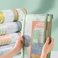 Classification du sujet Sac de rangement en nylon à double couche pour livres portables Sac de rangement en papier de test