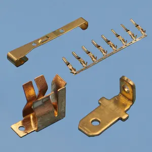 Entrega rápida Latão Galvanizar Terminal Conector Bloco Wire Harness Crimp Terminal Crimping Aplicador