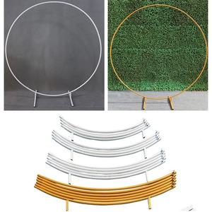 Golden White Circle <b>Balloon</b> Arch Kit Frame <b>Round</b> Flower <b>Balloon</b> Arch Stand for Wedding Birthday Party Baby Shower Decoration - Product Image 4