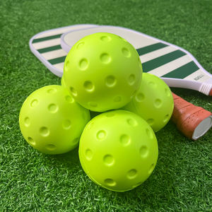 Balles de <span class=keywords><strong>pickleball</strong></span> silencieuses de nouvelle conception, 74 mm, en mousse silencieuse, pour entraînement intérieur et extérieur, balles d'entraînement souples - Product Image 1