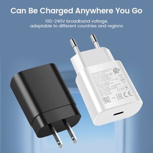 Tête de charge rapide PD 25W pour téléphones mobiles, chargeur de voyage européen, américain, britannique - Product Image 5