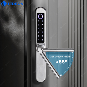 Cerradura inteligente ttlock fechadura kết hợp kỹ thuật số Nhôm Vân tay thông minh khóa cửa trước - Product Image 3