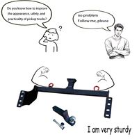 Dropshipping 6000lbs Steel Strengthen Towbar Exterior Accessory Parts for Caravan and Boat Tow Replacement Original Bumper