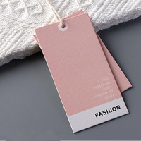 Étiquettes en papier artistique personnalisées avec œillet et corde, étiquettes volantes imprimées pour prix, utilisées pour les étiquettes de vêtements